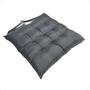 Imagem de Kit 5 Peças Futton 40x40cm Diversas Cores Futon P/Cadeiras Banquetas Sofás Pallets Almofadas Macio Com Fitas Para Amarrar