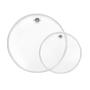 Imagem de Kit 5 Pele Bateria Bumbo 20” Duplo Filme Luen Dudu Portes Double Clear PL11026N