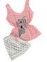 Imagem de Kit 5 Pijama Baby Doll Short Doll Adulto Detalhe No Short Regata Fresquinho Verão