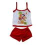 Imagem de Kit 5 Pijama Menina Moça Infantil Feminino Short Regata Malha Conjunto Camiseta Personagens Alcinha Baby Doll Atacado