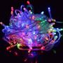 Imagem de Kit 5 Pisca Pisca 100 Leds Colorido 8m Fio Transparente - 127v