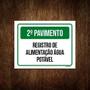 Imagem de Kit 5 Placa 2 Pavimento Térreo Registro Água Potável