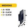 Imagem de Kit 5 Placa Com Suporte 2 Módulo P/ Caixa Sobrepor Sistema X