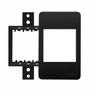Imagem de Kit 5 Placa Com Suporte 2 Módulo P/ Caixa Sobrepor Sistema X