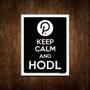 Imagem de Kit 5 Placa Decoraçao - Keep Calm Hodl Hold Polkadot Dot