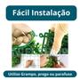 Imagem de Kit 5 Placa Grama Eucalipto Artificial 40x60 Flores Grandes