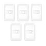 Imagem de kit 5 Placa para Passagem de Fio Com Suporte 4x2 LGP20F Legrand