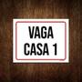 Imagem de Kit 5 Placa Sinalização - Vaga Casa 1