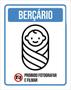Imagem de Kit 5 Placas Berçário Proibido Filmar Fotografar 36X46