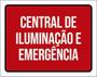 Imagem de Kit 5 Placas Central Iluminação Emergência 36X46