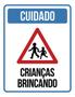 Imagem de Kit 5 Placas Cuidado Crianças Brincando ul 36X46