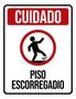 Imagem de Kit 5 Placas Cuidado Piso Escorregadio 36X46