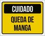 Imagem de Kit 5 Placas Cuidado Queda De Manga 36X46