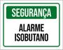 Imagem de Kit 5 Placas De Segurança Alarme Isobutano 36X46