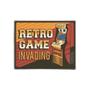 Imagem de Kit 5 Placas Decorativa Gamer - Retro Gaming Invading