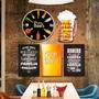 Imagem de Kit 5 Placas Decorativas Com Frases Bar Cervejas Bebidas