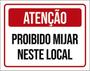 Imagem de Kit 5 Placas Proibido Mijar Neste Local 36X46