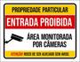 Imagem de Kit 5 Placas Propriedade Particular Entrada Monitorada