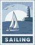 Imagem de Kit 5 Placas Sailing Navio 36X46