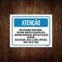 Imagem de Kit 5 Placas Sinalização - Atenção Manter Geladeira Via