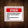 Imagem de Kit 5 Placas Sinalização - Atenção Portão Fechamento Auto