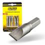 Imagem de Kit 5 Ponta Bit Fenda CV 38mm x 1/4 x 8,0mm Beltools