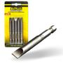 Imagem de Kit 5 Ponta Bit Fenda CV 75mm x 1/4 x 8,0mm Beltools