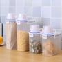 Imagem de Kit 5 Porta Mantimento Hermetico Potes Dispenser Copo Dosador 1,5L e 2L