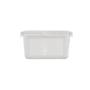 Imagem de Kit 5 Potes Herméticos Slim 1700ML Multiuso 22,5x10Cm Branco