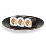Imagem de Kit 5 Pratos Redondos Modelo Pequeno 15,5 Cm para Sushi Preto  Nihon Shikko 