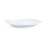 Imagem de Kit 5 Pratos Travessas 50 Cm em Melamina Premium Branco com Formato de Folha Buffet Restaurante Bestfer