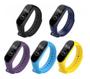 Imagem de Kit 5 Pulseiras 2 cores Nsmart store compatíveis com Mi Band 3/4