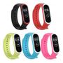 Imagem de Kit 5 Pulseiras 2 cores Nsmart store compatíveis com Mi Band 3/4