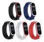 Imagem de Kit 5 Pulseiras 2 cores Nsmart store compatíveis com Mi Band 3/4
