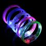 Imagem de Kit 5 Pulseiras Braceletes Emissoras de Luz LED Festa Balada