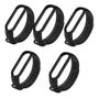 Imagem de Kit 5 Pulseiras Compativel MB5/MB6 Várias Cores Silicone Super Resistente M5 Premium