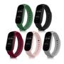 Imagem de Kit 5 Pulseiras Extra Silicone Sport Compatível com Mi Band 7