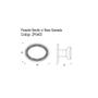 Imagem de Kit 5 Puxador Beetle Com Base Granada Zen Vecchio Cobre