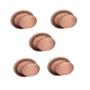 Imagem de Kit 5 Puxador Beetle Com Base Granada Zen Vecchio Cobre