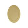 Imagem de Kit 5 Quadro Com Moldura Oval Fundo Removível M 32,5x23,5 Mdf Madeira