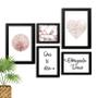 Imagem de Kit 5 Quadros Decorativos Com Molduras Arvore Da Vida Gold