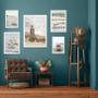 Imagem de Kit 5 Quadros Praia Soft - Farol - Com Vidro