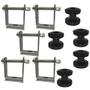 Kit 5 rack armacao 3/16 padrao com isolador - IMPORTADA Imagem de Kit 5 rack armacao 3/16 padrao com isolador