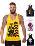 Imagem de Kit 5 regatas Cavada masculina estampada academia aleatórias