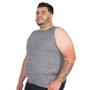 Imagem de Kit 5 Regatas Masculina Plus Size Fitness Gola Redonda Lisa