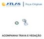 Imagem de Kit 5 Registro Ramal Fogão Atlas Utop Cavalete 5/8 Saida 1/4