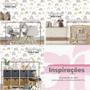 Imagem de Kit 5 Rolos Papel de Parede Vinil Fosco PVC 300x51cm - Lavável e Antimofo
