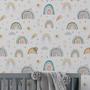 Imagem de Kit 5 Rolos Papel de Parede Vinil Fosco PVC 300x51cm - Lavável e Antimofo