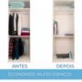 Imagem de Kit 5 Saco a vaco organizador edredom roupas 50x60