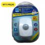 Imagem de Kit 5 sensor presenca parede com fotocelula 180g qa21m qualitronix